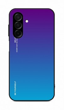 Zadní pevný kryt LUXURY na Samsung A17 duhový purpurový