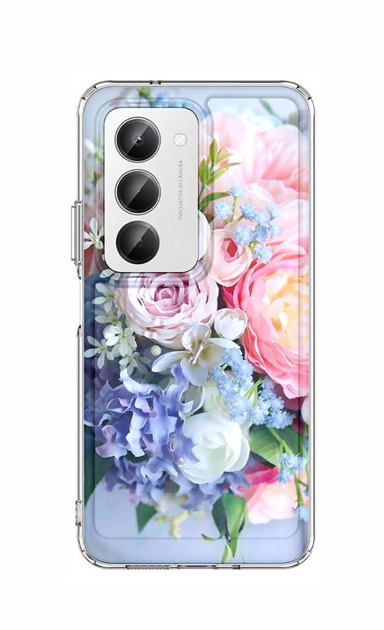 Levně Kryt TopQ Image Xiaomi Redmi 15 pevný Kytice 141618 (pouzdro neboli obal na mobil Xiaomi Redmi 15)