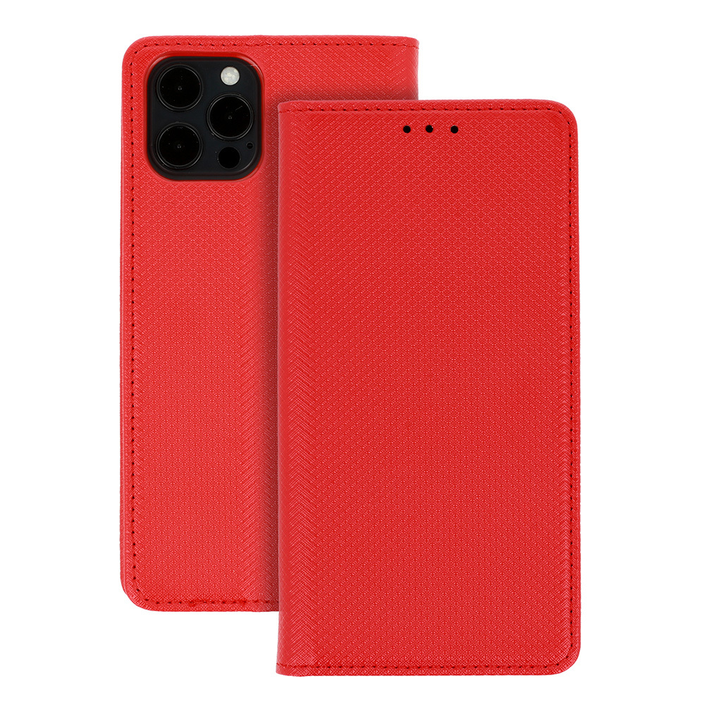 Knížkové pouzdro Smart Magnet pro Samsung S24 FE červené
