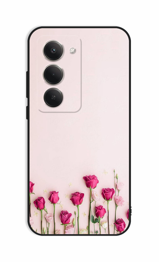 Levně Kryt TopQ Xiaomi Redmi 15 Roses 141621 (pouzdro neboli obal na mobil Xiaomi Redmi 15)