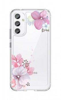Zadní pevný kryt Image na Samsung A34 Violet Blossom