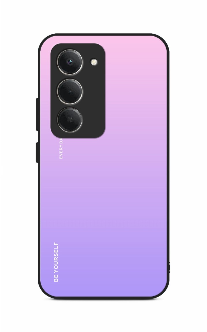 Zadní pevný kryt LUXURY na Xiaomi Redmi 15 duhový růžový