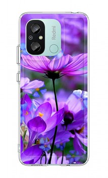Zadní pevný kryt Image na Xiaomi Redmi 12C Rozkvetlé květy