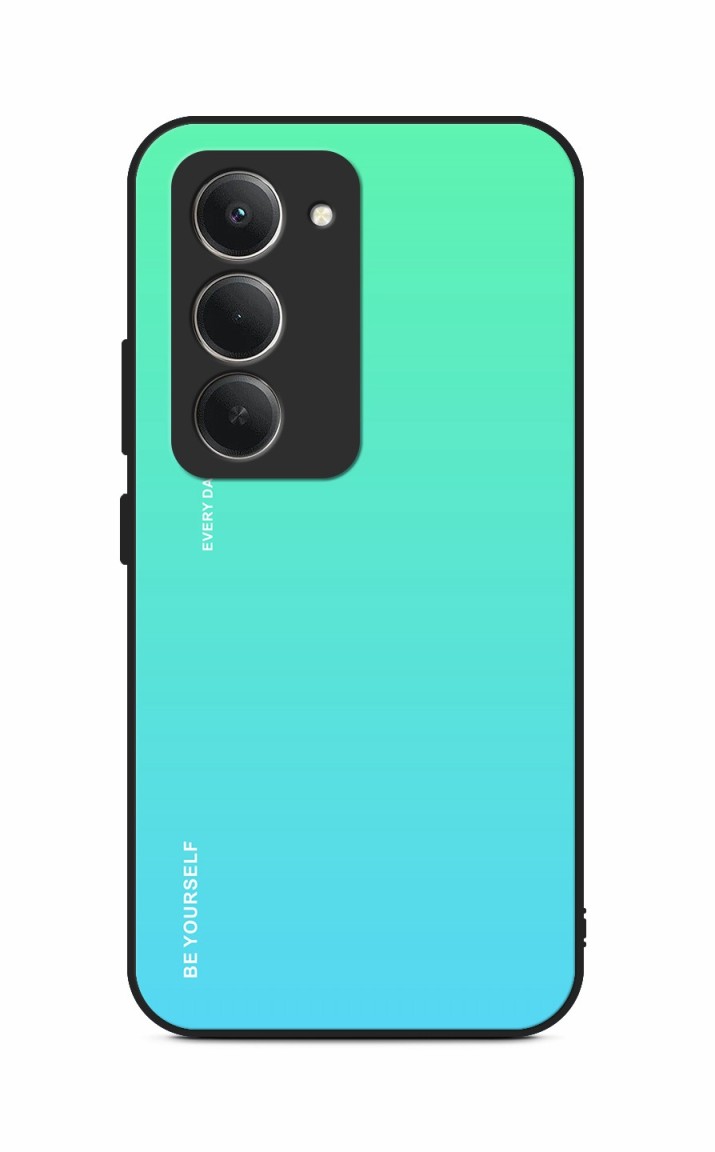 Zadní pevný kryt LUXURY na Xiaomi Redmi 15 duhový zelený