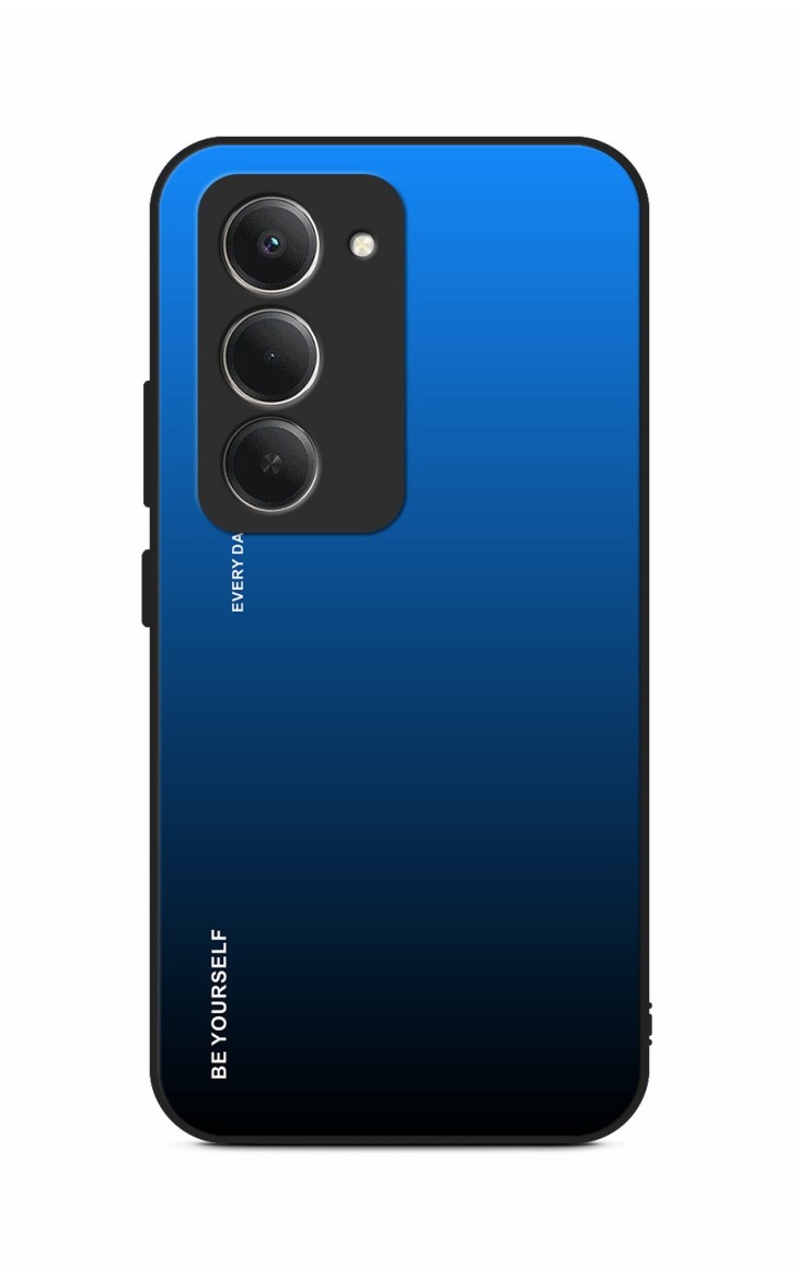Levně Kryt TopQ LUXURY Xiaomi Redmi 15 pevný duhový modrý 141634 (pouzdro neboli obal na mobil Xiaomi Redmi 15)