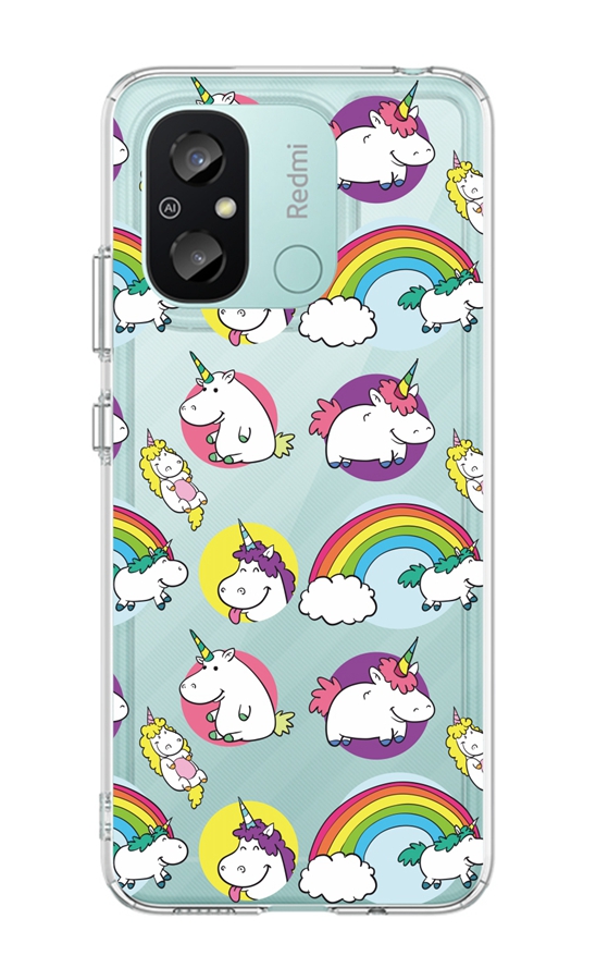 Levně Kryt TopQ Image Xiaomi Redmi 12C Image pevný Chunky Unicorns 121636 (pouzdro neboli obal na mobil Xiaomi Redmi 12C)