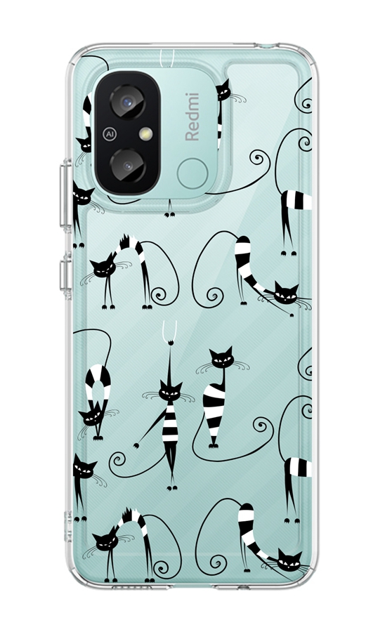Levně Kryt TopQ Image Xiaomi Redmi 12C Image pevný Cats 1 121637 (pouzdro neboli obal na mobil Xiaomi Redmi 12C)