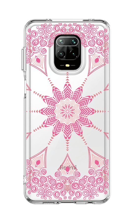 Zadní pevný kryt Image na Xiaomi Redmi Note 9 Pro Pink Mandala