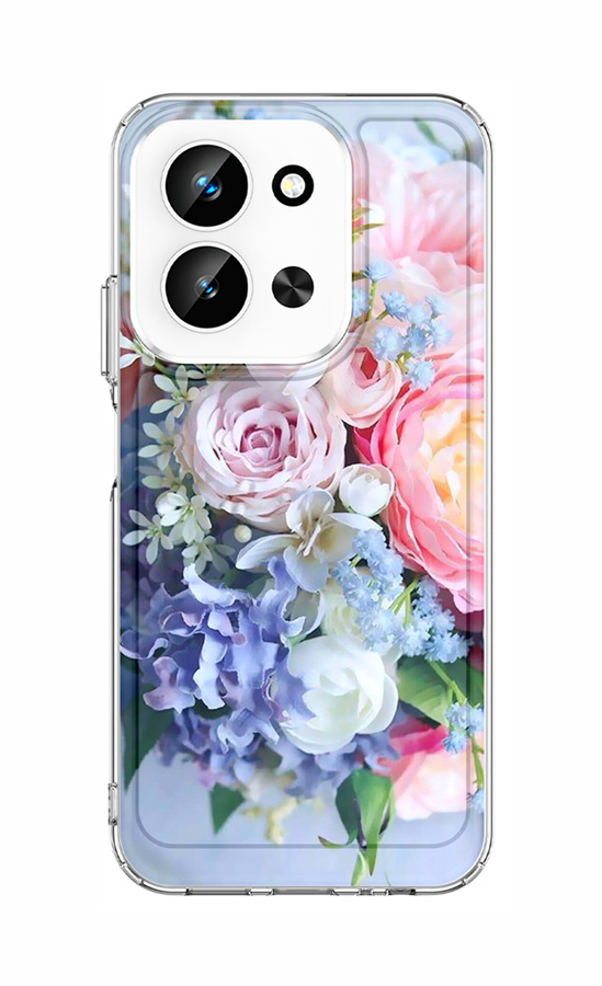 Levně Kryt TopQ Image Xiaomi Redmi 15C pevný Kytice 141651 (pouzdro neboli obal na mobil Xiaomi Redmi 15C)