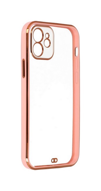 Zadní silikonový kryt na iPhone 12 Angel Eyes růžový