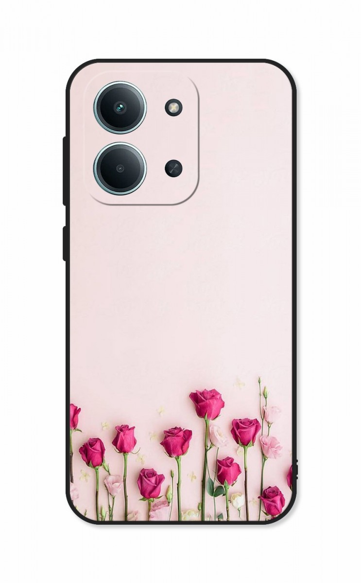 Levně Kryt TopQ Xiaomi Redmi 15C Roses 141655 (pouzdro neboli obal na mobil Xiaomi Redmi 15C)