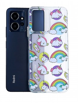 Zadní pevný kryt Image na Xiaomi Redmi Note 12 Chunky Unicorns