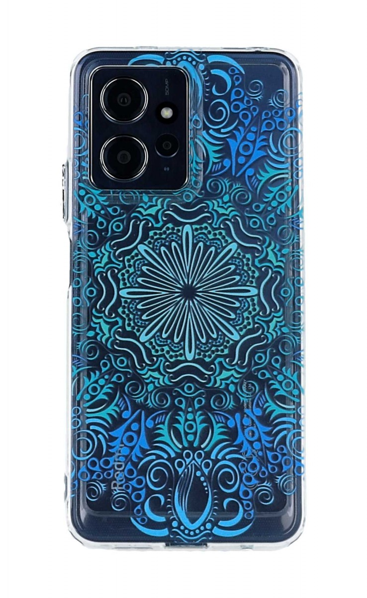 Zadní pevný kryt Image na Xiaomi Redmi Note 12 Blue Mandala