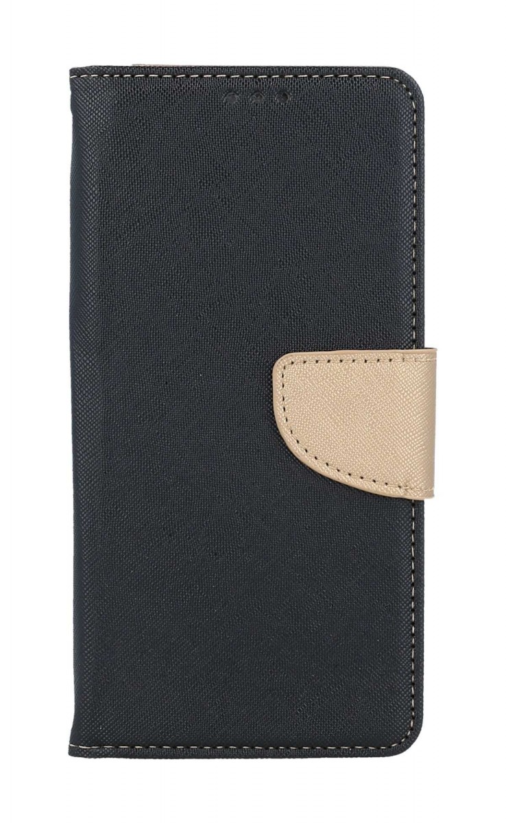 Knížkové pouzdro na Xiaomi Redmi Note 9 černo-zlaté