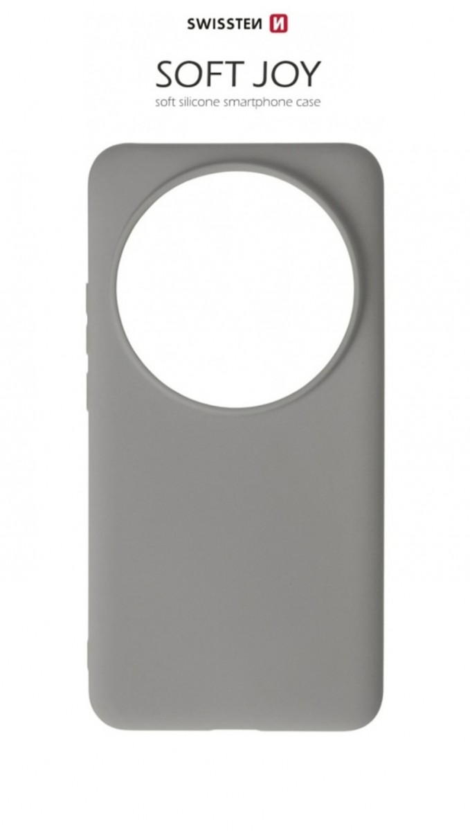 Zadní kryt Swissten Soft Joy pro Xiaomi Redmi 14C kamenně šedý
