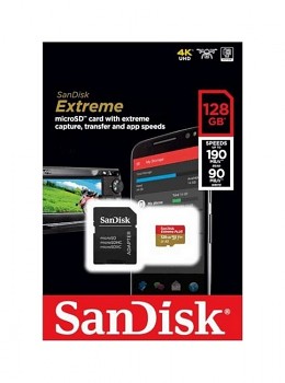 Paměťová karta SanDisk Extreme 128GB micro SDXC