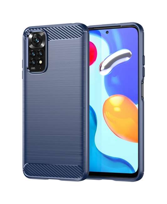 Zadní silikonový kryt na Xiaomi Redmi Note 11 modrý