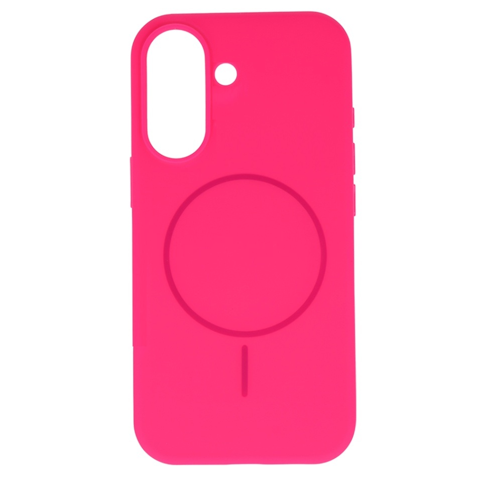 Levně Zadní kryt Magsafe Slim Silicone pro Samsung Galaxy S25 FE pink
