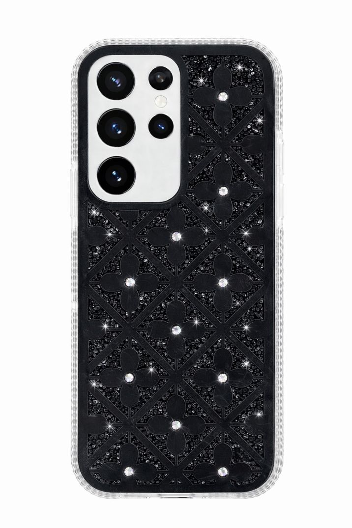 Zadní kryt Flower pro Samsung Galaxy S26 Ultra černý