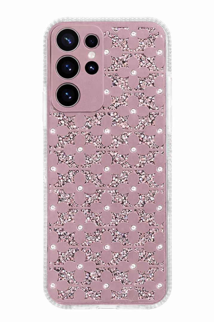 Zadní kryt Flower pro Samsung Galaxy S26 Ultra růžový