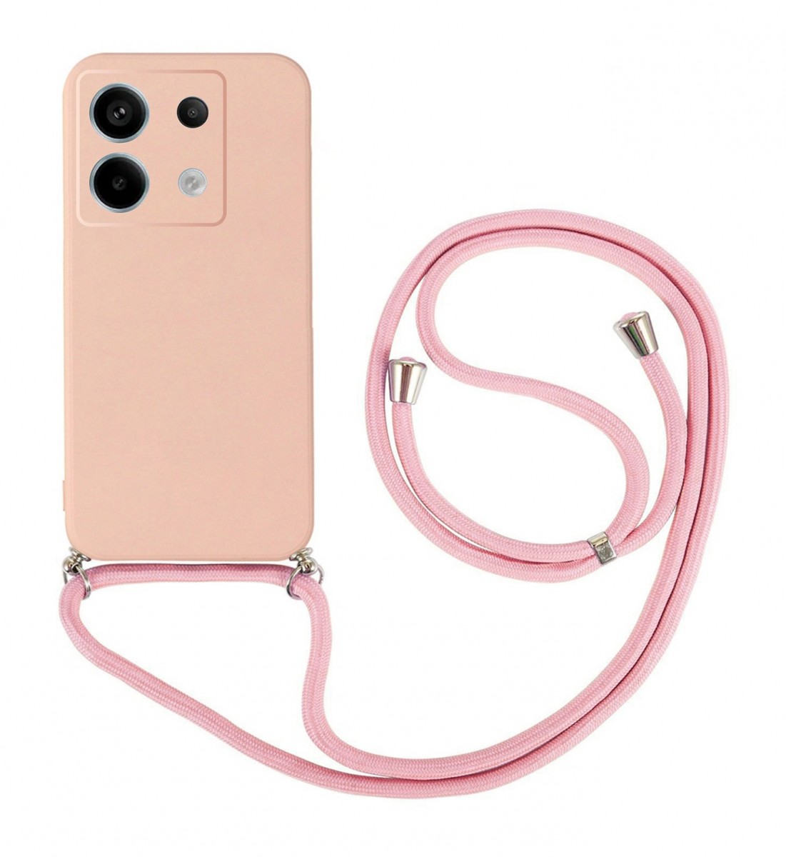 Zadní kryt na Xiaomi Redmi Note 13 Pro 5G růžový se šňůrkou