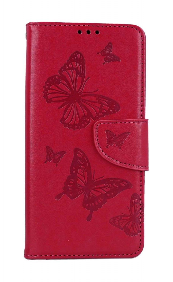 Levně Pouzdro TopQ Samsung A54 5G knížkové Butterfly růžové 111883 (kryt neboli obal Samsung A54 5G)