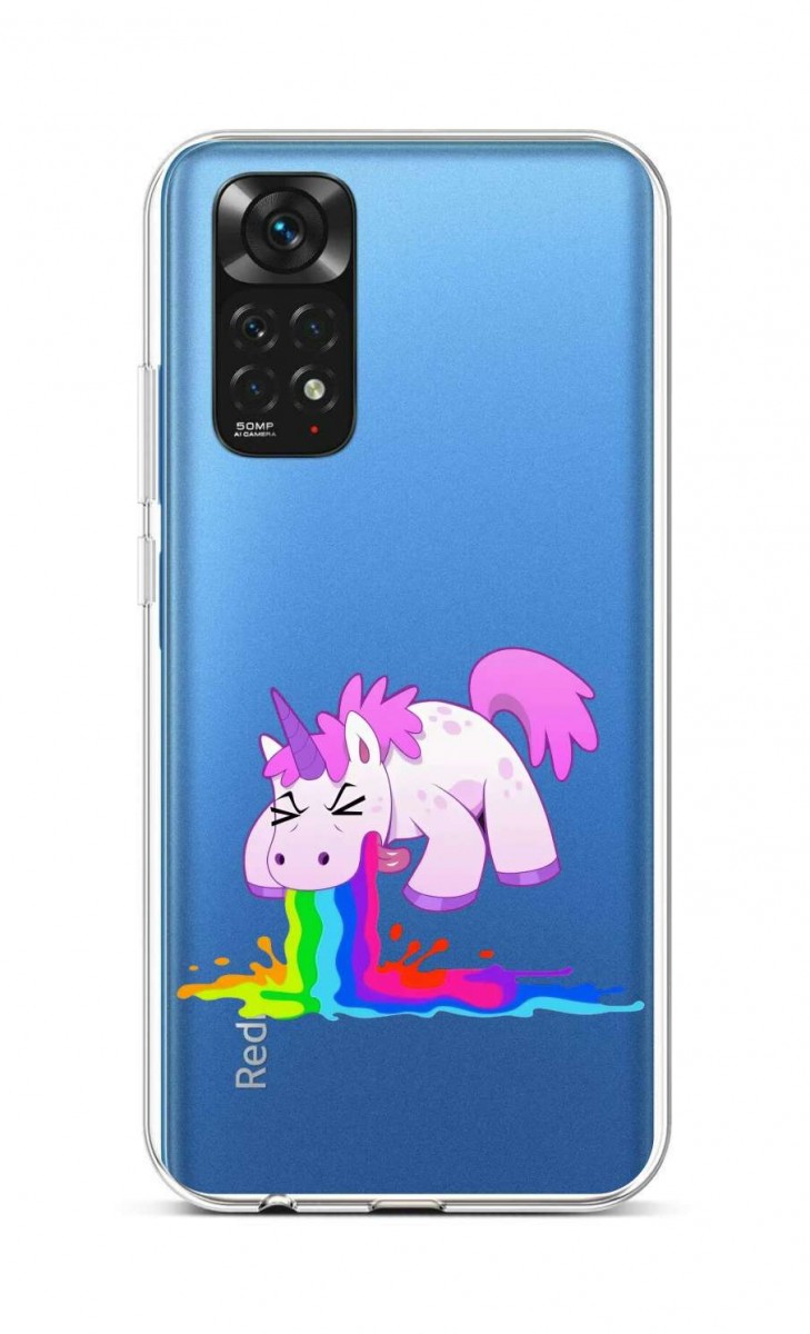 Levně Kryt TopQ Xiaomi Redmi Note 11 silikon Rainbow Splash 71912 (pouzdro neboli obal na mobil Xiaomi Redmi Note 11)