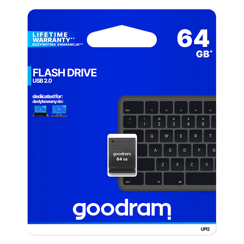 Levně Flash disk GOODRAM UPI2 64GB černý