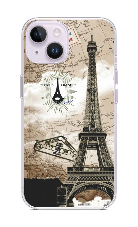 Levně Kryt TopQ iPhone 14 Plus Paris 2 81939 (pouzdro neboli obal na mobil iPhone 14 Plus)