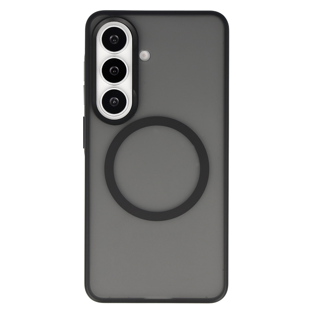 Levně Kryt Liavec Soft Metal Frame pro Samsung Galaxy S26 černý