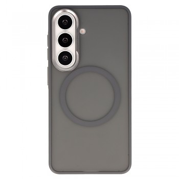 Kryt Liavec Soft Metal Frame pro Samsung Galaxy S26 šedý