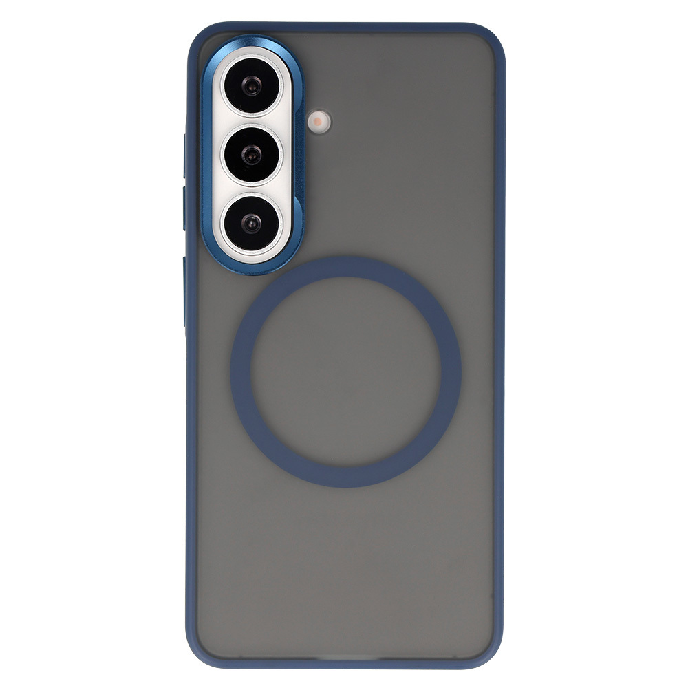 Kryt Liavec Soft Metal Frame pro Samsung Galaxy S26 modrý