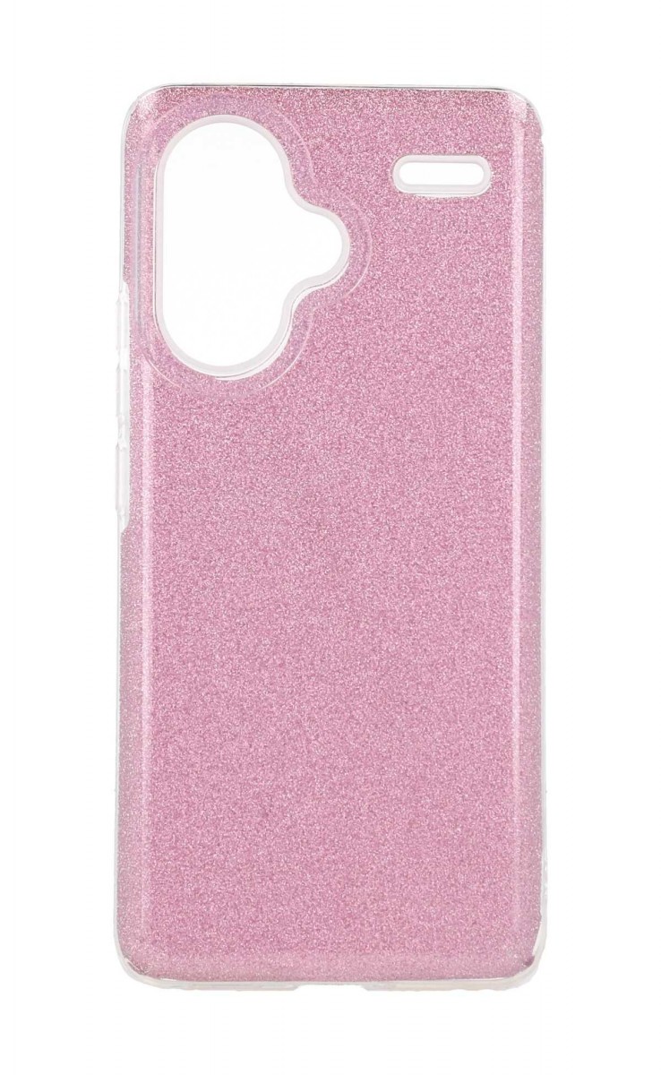 Levně Kryt TopQ Xiaomi Redmi Note 13 Pro+ 5G glitter růžový 121945 (pouzdro neboli obal na mobil Xiaomi Redmi Note 13 Pro+ 5G)