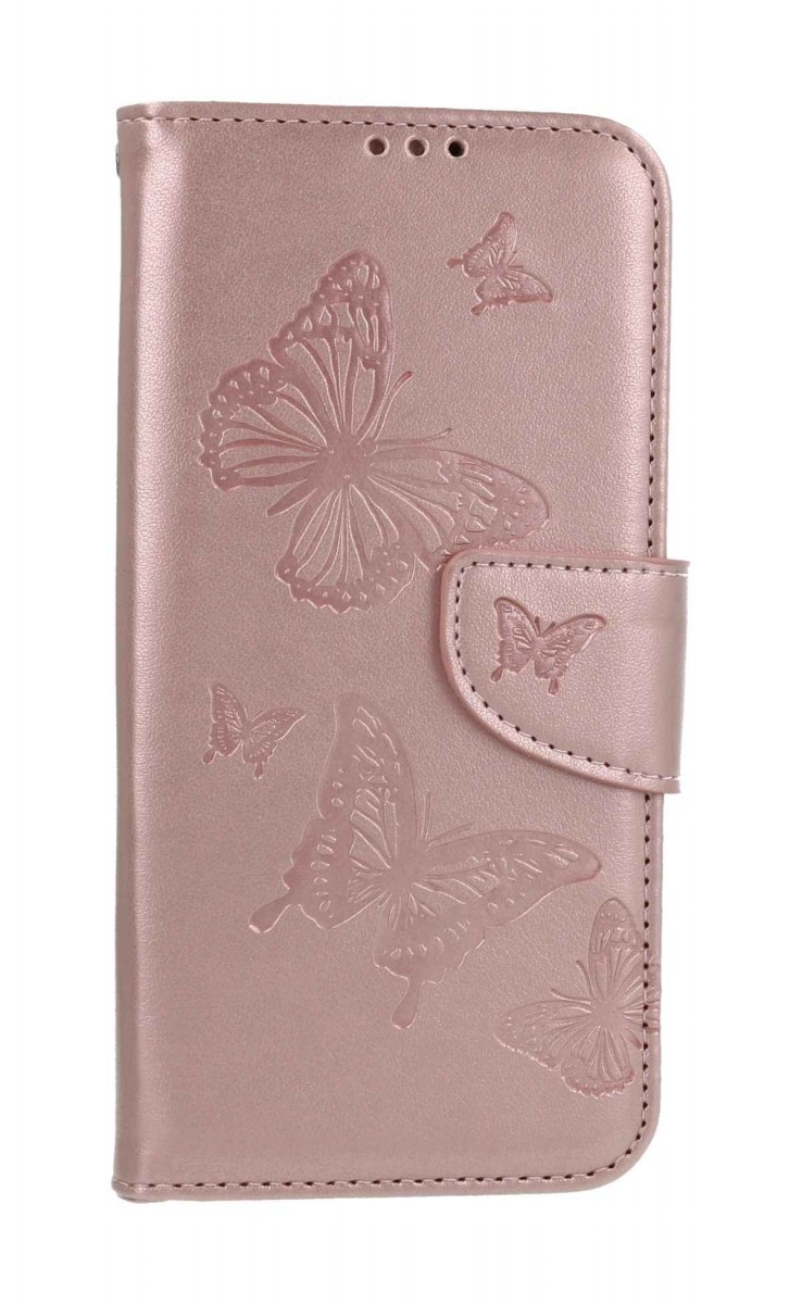Levně Pouzdro TopQ Samsung A34 knížkové Butterfly růžové světlé 111946 (kryt neboli obal Samsung A34)