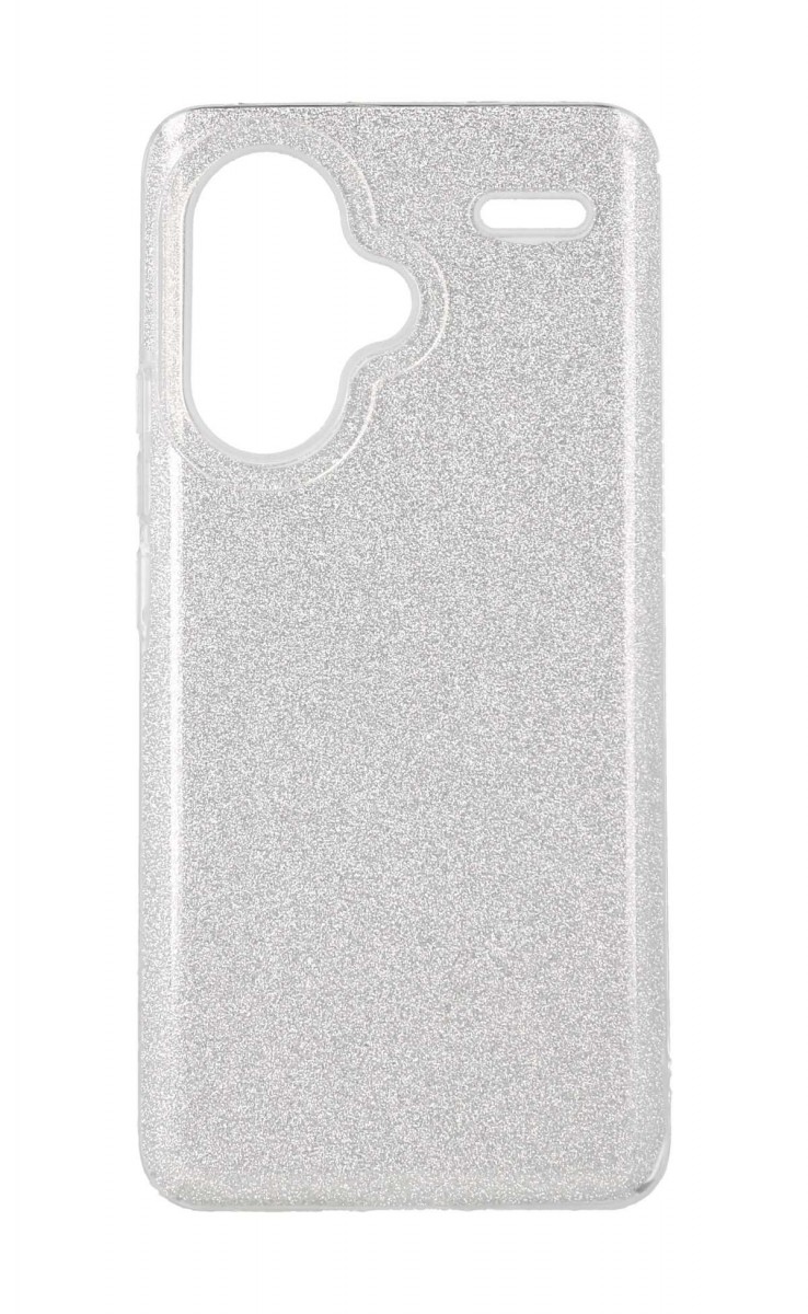 Levně Kryt TopQ Xiaomi Redmi Note 13 Pro+ 5G glitter stříbrný 121946 (pouzdro neboli obal na mobil Xiaomi Redmi Note 13 Pro+ 5G)