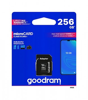 Paměťová karta GOODRAM 256GB Class 10 UHS-I