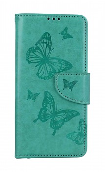 Knížkové pouzdro na Xiaomi Redmi Note 12S Butterfly zelené