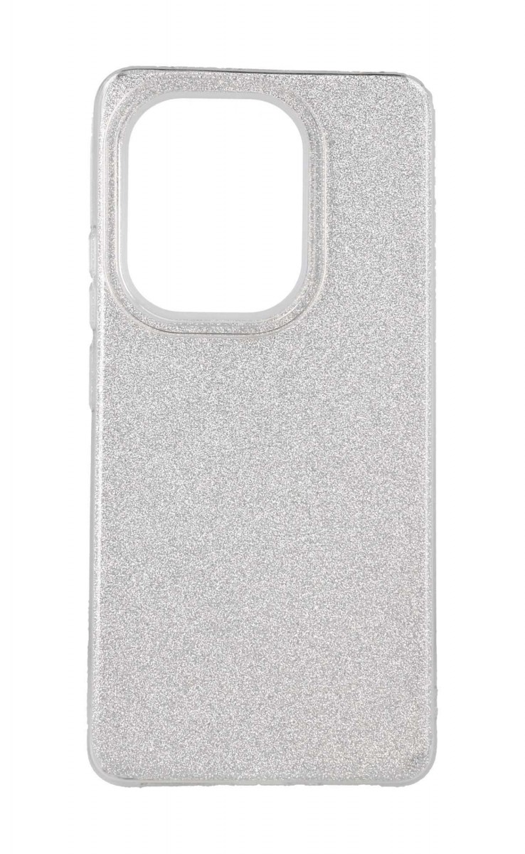 Levně Kryt TopQ Xiaomi Redmi Note 13 Pro glitter stříbrný 121989 (pouzdro neboli obal na mobil Xiaomi Redmi Note 13 Pro)
