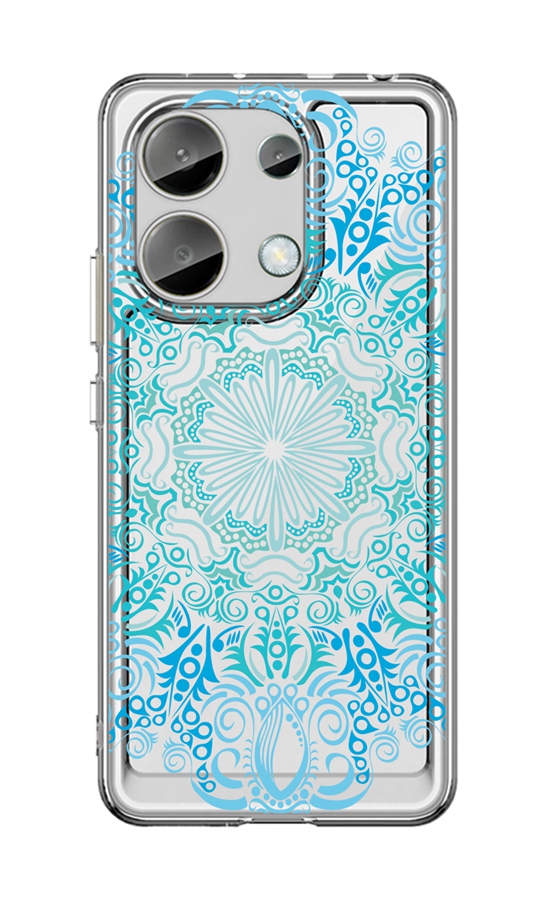 Levně Kryt TopQ Image Xiaomi Redmi Note 13 Image pevný Blue Mandala 122005 (pouzdro neboli obal na mobil Xiaomi Redmi Note 13)