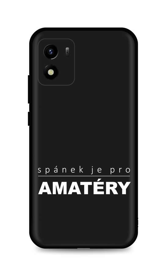 Zadní silikonový kryt DARK na Vivo Y01 Bez spánku