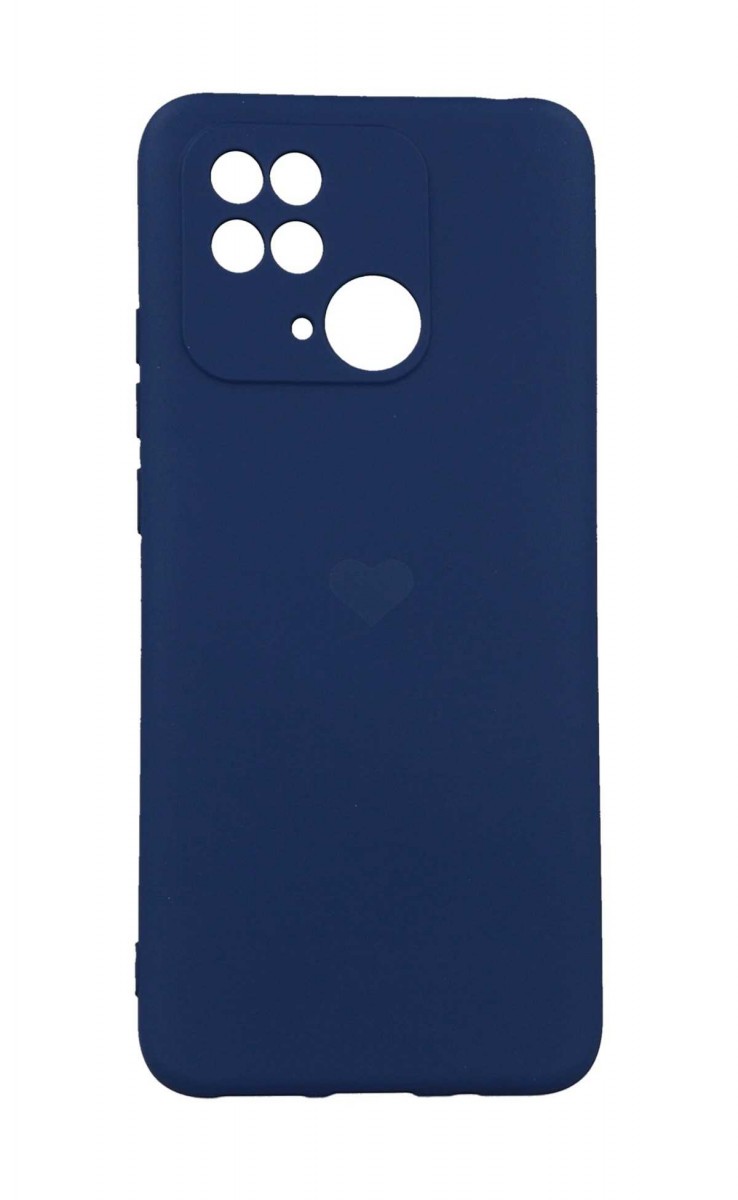 Levně Kryt Vennus HEART Xiaomi Redmi 10C modrý 92008 (pouzdro neboli obal na mobil Xiaomi Redmi 10C)