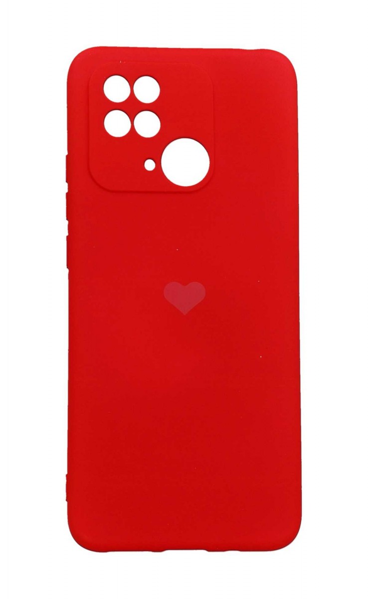 Levně Kryt Vennus HEART Xiaomi Redmi 10C červený 92011 (pouzdro neboli obal na mobil Xiaomi Redmi 10C)