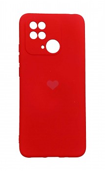 Zadní kryt Vennus HEART na Xiaomi Redmi 10C červený
