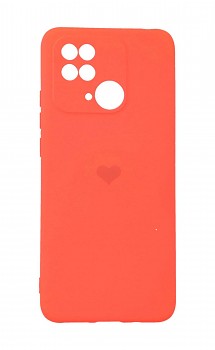 Zadní kryt Vennus HEART na Xiaomi Redmi 10C oranžový