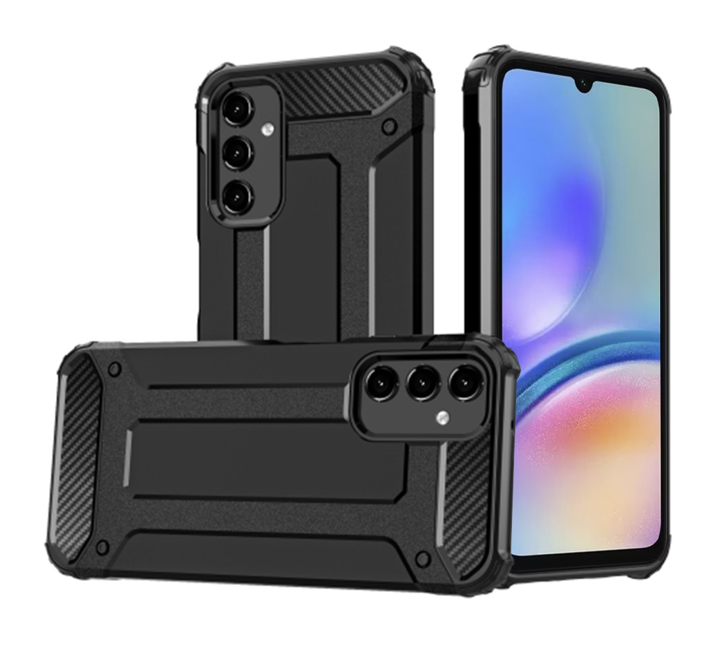 Levně Kryt TopQ Samsung A55 Panzer černý 122031 (pouzdro neboli obal Samsung A55)