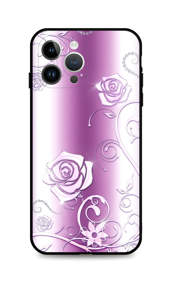 Levně Kryt TopQ iPhone 14 Pro Abstract Roses 112041 (pouzdro neboli obal na mobil iPhone 14 Pro)