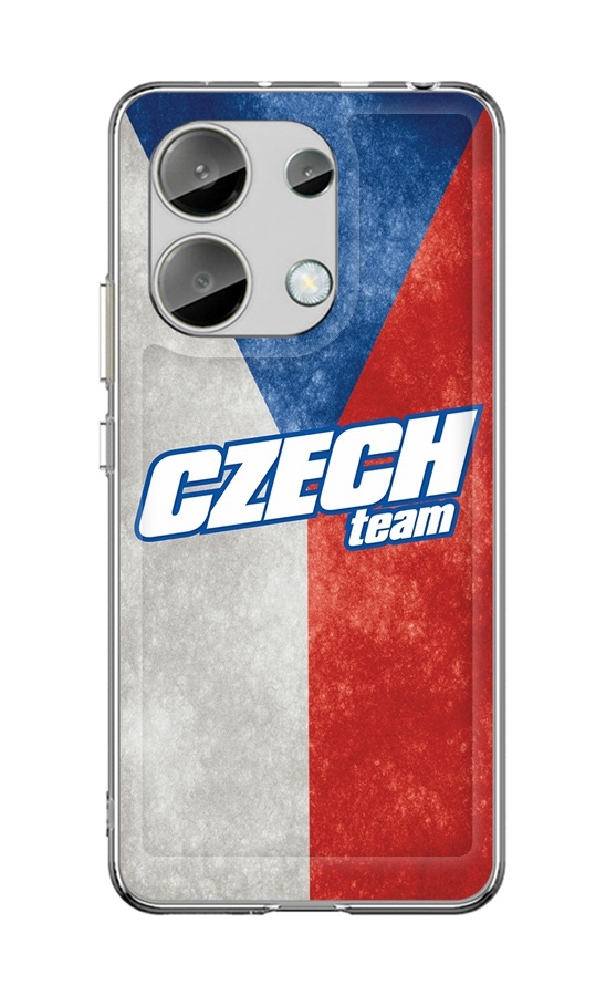 Levně Kryt TopQ Image Xiaomi Redmi Note 13 Image pevný Czech Team 122045 (pouzdro neboli obal na mobil Xiaomi Redmi Note 13)