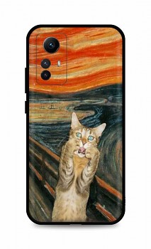 Zadní kryt DARK na Xiaomi Redmi Note 12S Scared Cat