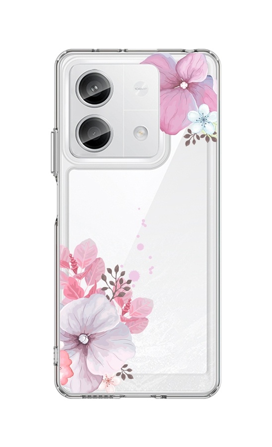 Zadní pevný kryt Image na Xiaomi Redmi Note 13 5G Violet Blossom