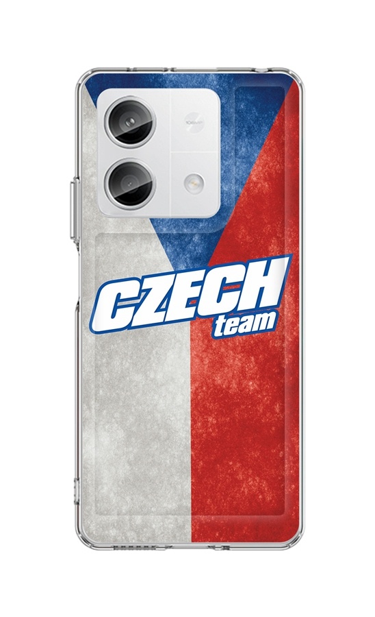 Levně Kryt TopQ Image Xiaomi Redmi Note 13 5G Image pevný Czech Team 122074 (pouzdro neboli obal na mobil Xiaomi Redmi Note 13 5G)
